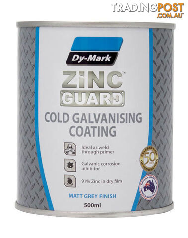 Cold Galvanising Coating 500ml 91% Zinc Dymark 230731050