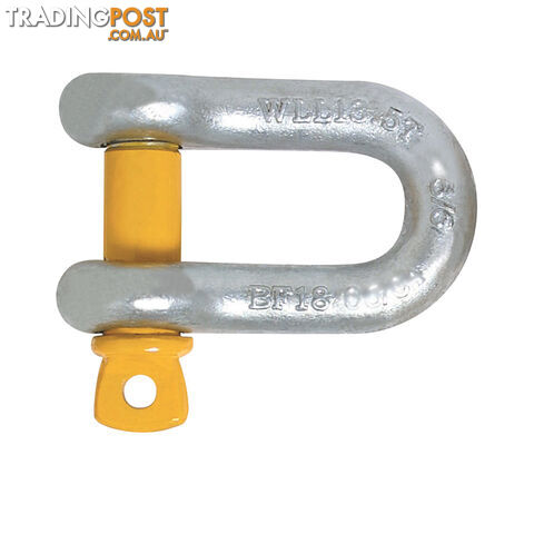 Yellow Pin Grade S Screw Pin Dee Shackle Beaver 241310 - photo 2 of 5