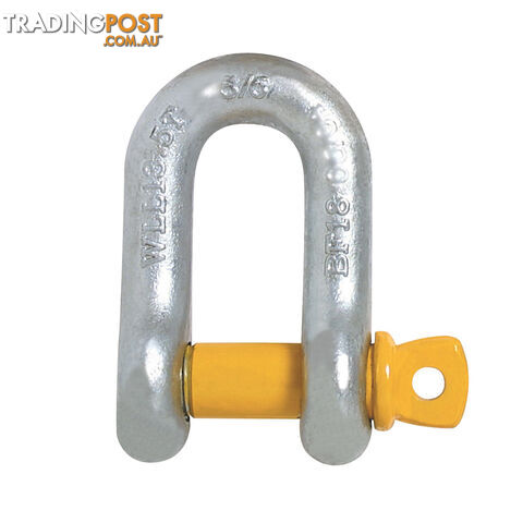 Beaver Yellow Pin Grade S Screw Pin Dee Shackle Beaver 241311