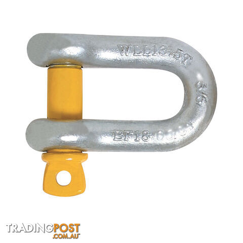 Beaver Yellow Pin Grade S Screw Pin Dee Shackle Beaver 241311 - photo 3 of 5