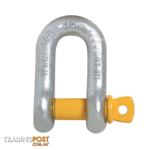 Beaver Yellow Pin Grade S Screw Pin Dee Shackle Beaver 241313