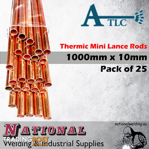 Thermic Mini Lance Rods 1000mm x 10mm 251039 Pack of 25 - photo 2 of 3