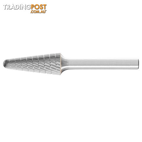 Carbide Burr Cone Radius End KEL 1/4" Shank 1/2" x 1" Pferd 26006767