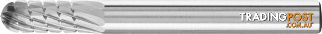 Carbide Burr Cylindrical Radius 1/4" Shank 3/8" x 3/4" SC-3 Pferd 26006772