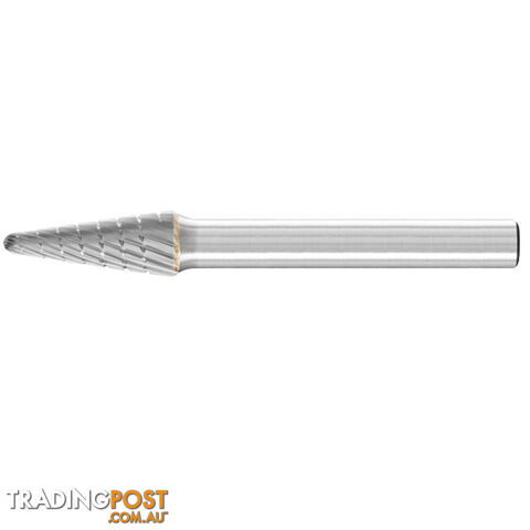 Carbide Burr Cone Radius End 1/4" Shank 3/8" x 1 1/8" SL-3 Pferd 26006774