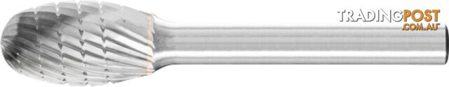 Carbide Burr Oval Shape TRE 1/4" Shank 1/2" x 7/8" SE-5 Pferd 26007216