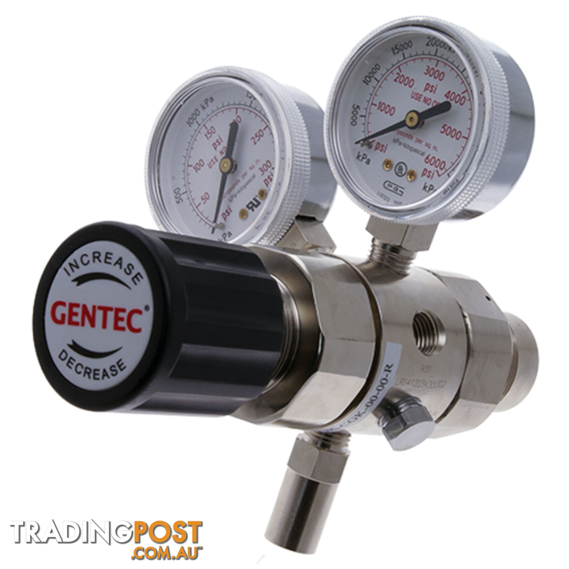 Dual Stage Regulator Gentec 170 kPa Outlet Pressure