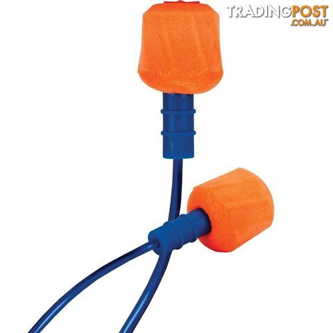 Powesoft EZ-Twist Hybrid Earplugs Corded Box of 100 Pairs 267-HPF610C
