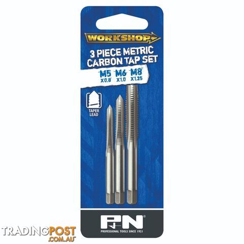 TAP Set Imperial 3Pce 5/16''-1/4''-3/16'' GCr15 P&N Workshop SUTTON 267003203