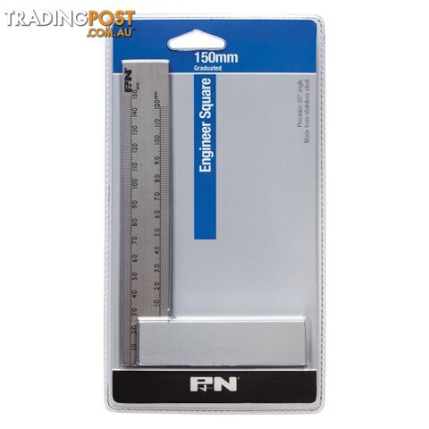 Engineers Precision Sqaure Stainless Steel Graduated 100mm P&N Sutton 267SG1004