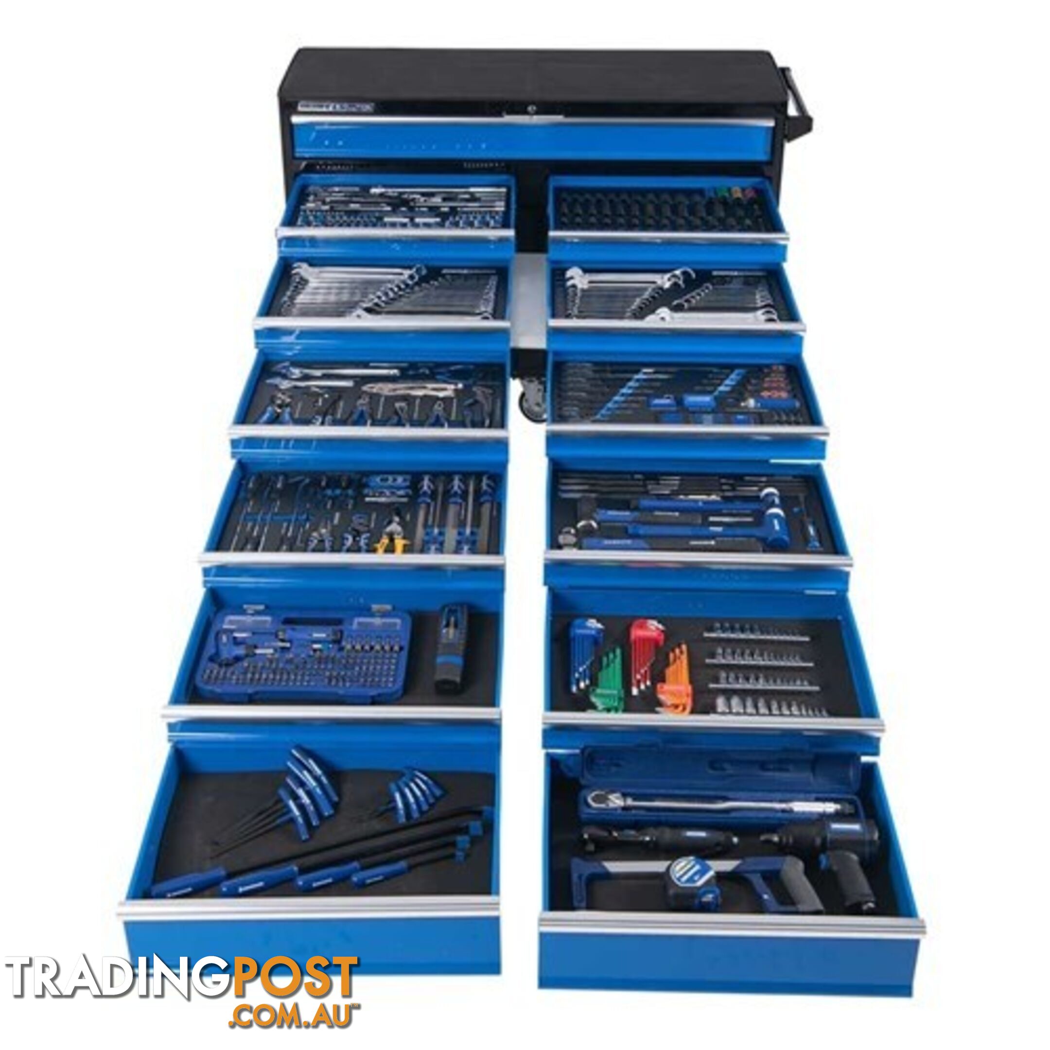 Evolution Tool Trolley 557 Piece 13 Drawer Extra Wide 1/4, 3/8 & 1/2" Drive Kincrome K1232
