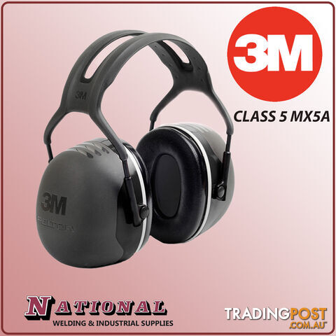 3Mâ¢ Peltor X5 X-Series Earmuffs Extreme Series Headband, Class 5 MX5A