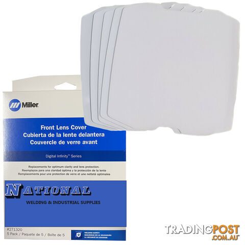 Outer Cover Lens To Suit Miller Digital Infinity™ 271320P Pkt : 5