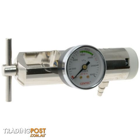 Gentec Variable Click-Style Therapy Regulator Medical Oxygen 25 L/min, 1 Hose...