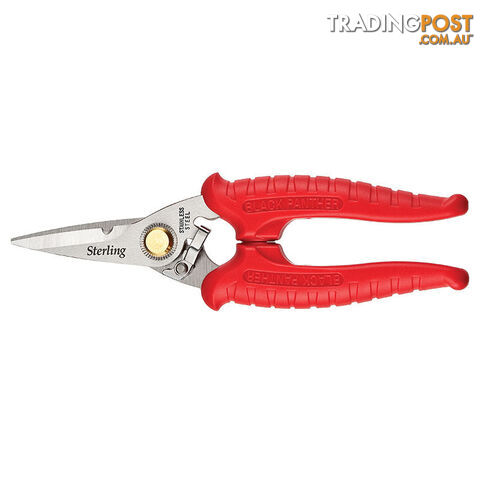 185mm Black Panther Red Hi Tensile Industrial Snips 29-702
