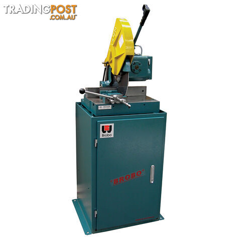 Ferrous Cutting Cold Saw S400G Single Phase Vari Speed (20-100 RPM) Integrated Stand Brobo 9740040
