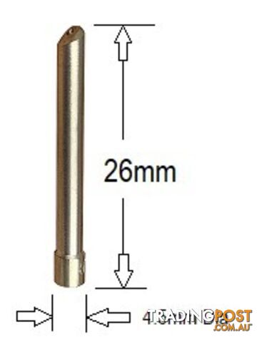Wedge Collet 3.2mm Female 2C418GS