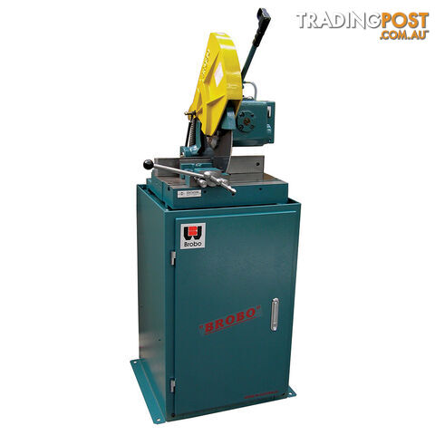 Ferrous Cutting Cold Saw S400G Single Phase Single Speed 42 RPM Integrated Stand Brobo 9740010