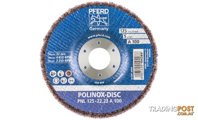 Polinox Fibre-Backing 125mm 100 Grit  Pferd 44692261 - 1Pc