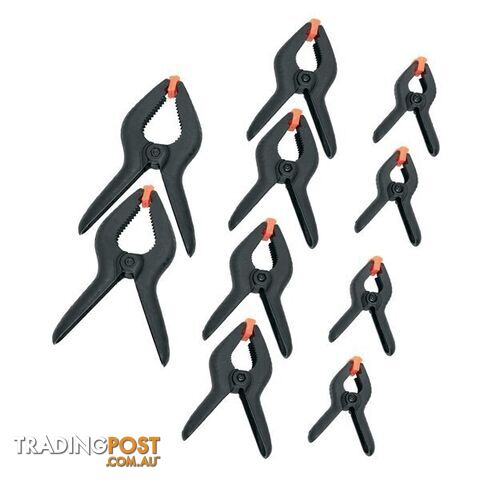 Spring Clamp Set - 10 Pc Toledo 301656