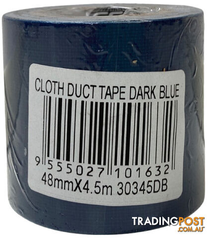Cloth Tape Dark Blue 48mm x 4.5 Metres 30345DB