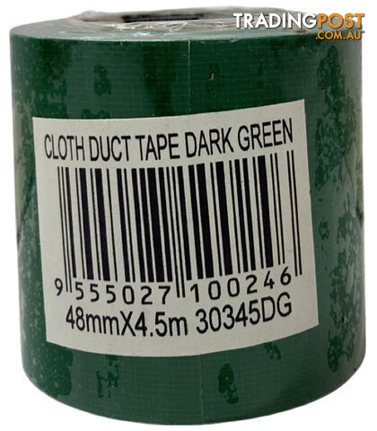 Cloth Tape Dark Green 48mm x 4.5 Metres 30345DG