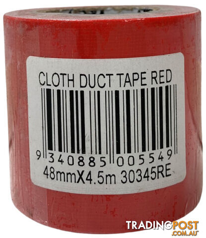 Cloth Tape Red 48mm x 4.5 Metres 30345RE
