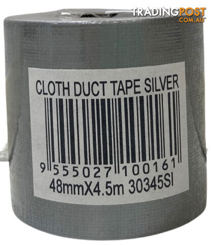 Cloth Tape Silver 48mm x 4.5 Metres 30345SI