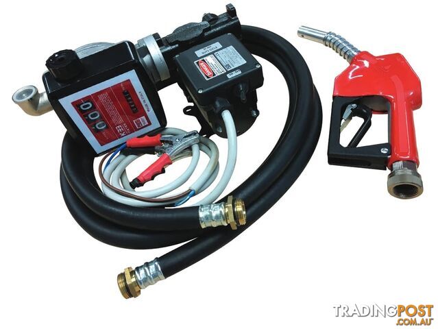 12V Oil Transfer Kit with on/off nozzle Alemlube 309060