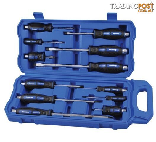 Go Through Screwdriver Set 12 Piece Kincrome 32069