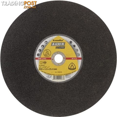 Cutting-off wheels for Steel Large 356 x 2.5 x 25.4mm A 630 N Supra Kronenflex...