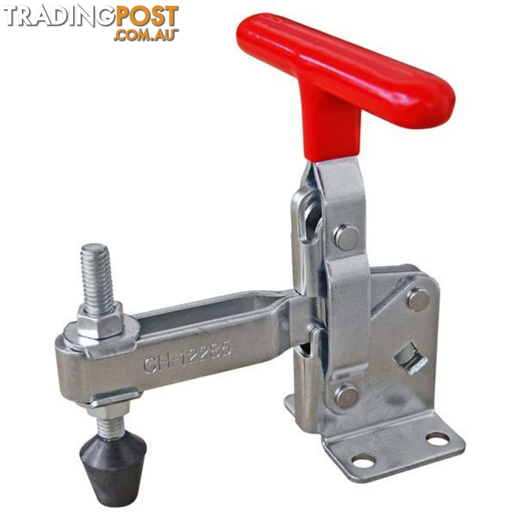 Toggle Clamp Vertical Flanged Base Tee Handle 340kg Cap 85.1mm Reach ITM CH-12285