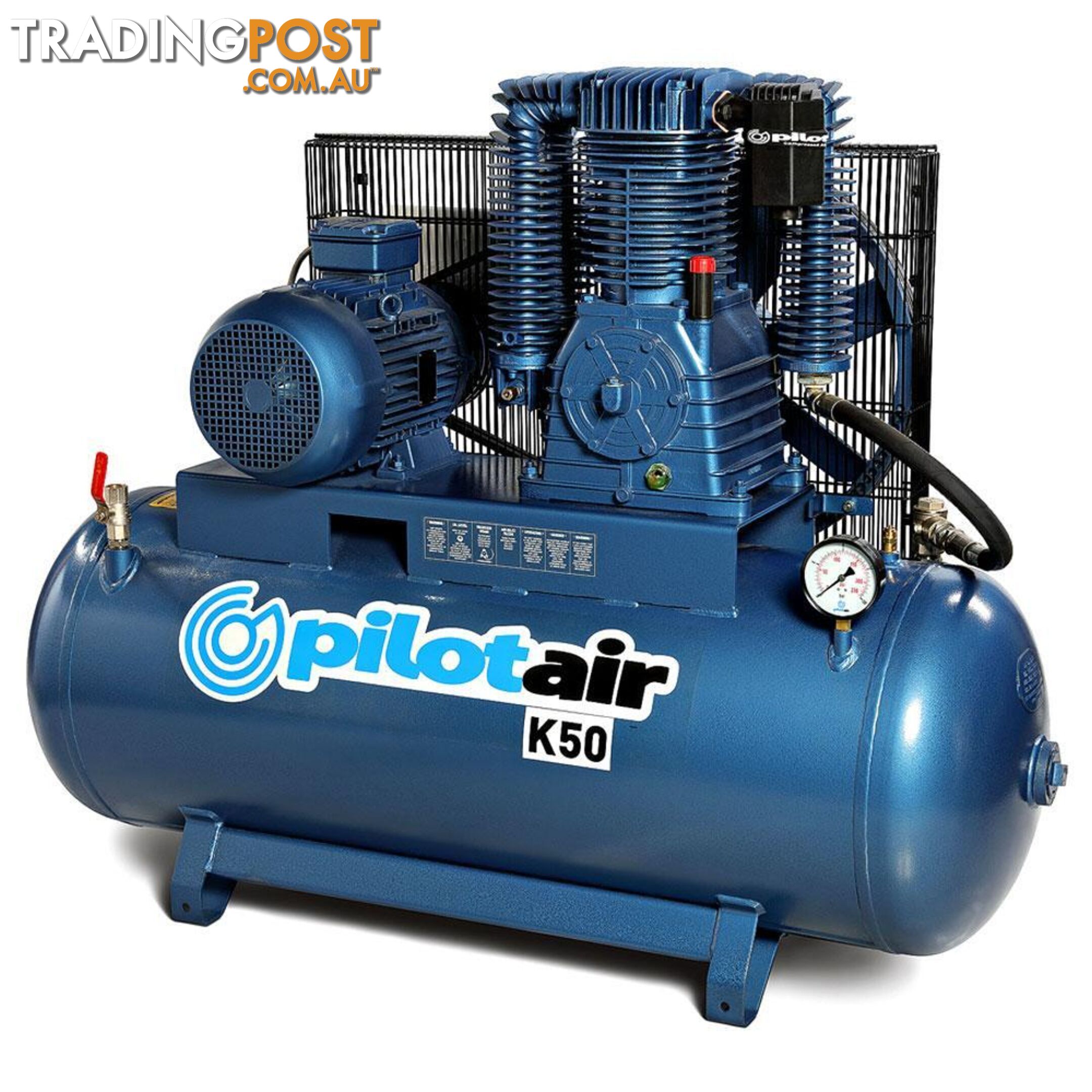 Reciprocating Air Compressor 415V/ 7.5 KW/ 268 L Rec./ 888 L/min FAD K50