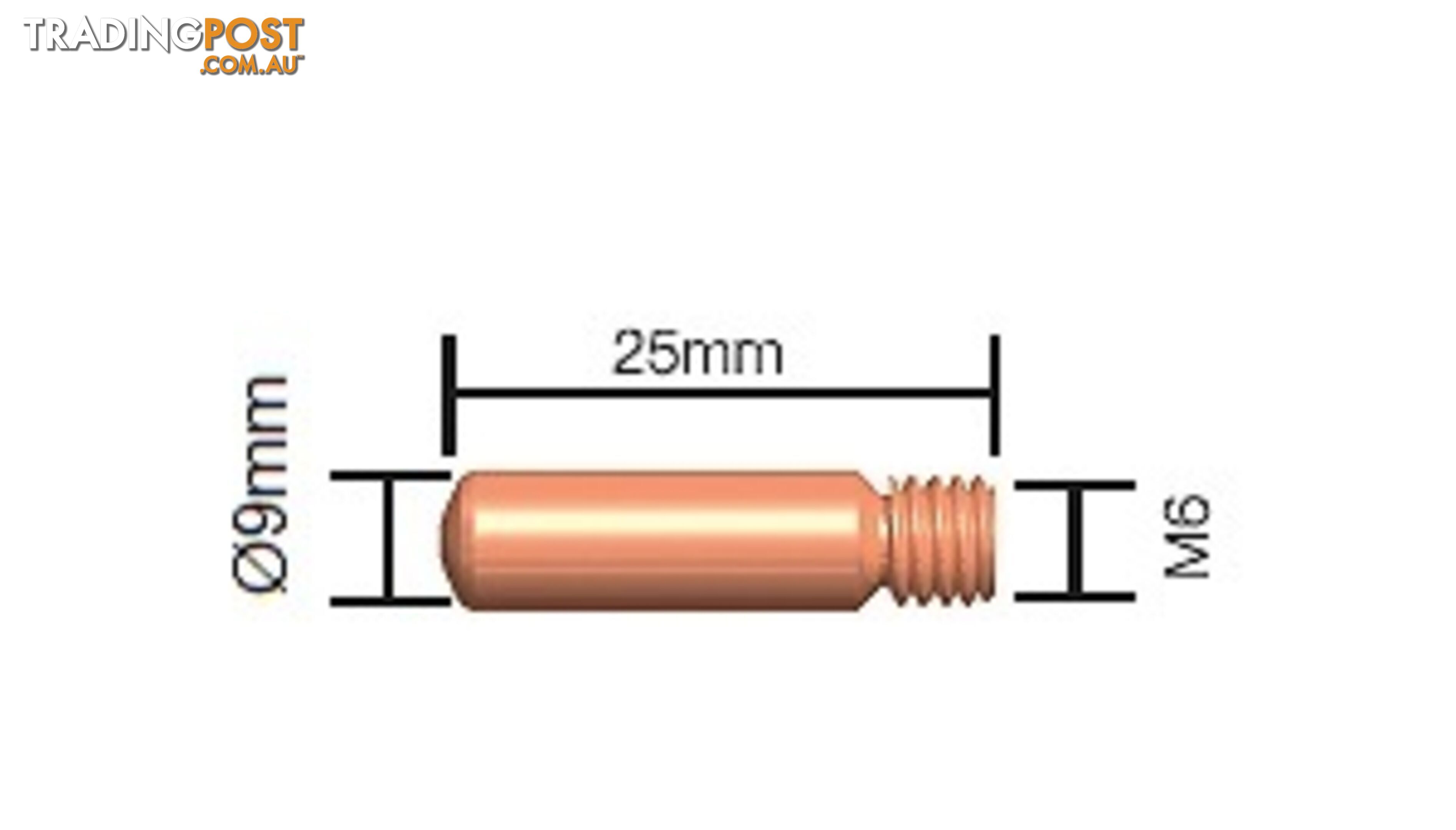 0.9mm Contact Tip Standard Duty (Tweco Style 1) 11-35 Pkt : 10