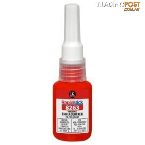 Rapidstick 8263 Threadlocker 10ml High Strength Oil Resist