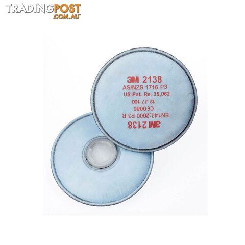 3M Filters Disc Particulate Gas & Vapour Disk Filter GP2/GP3 OV/AG 2000 M2138 (PK=2)