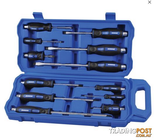 Go Through Screwdriver Set 12 Piece Kincrome 32069