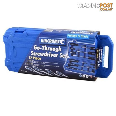 Go Through Screwdriver Set 12 Piece Kincrome 32069