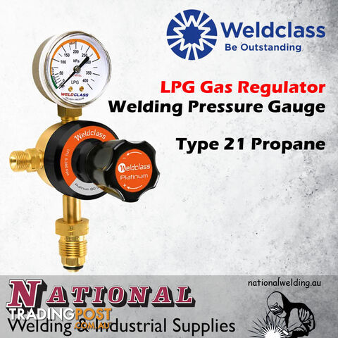 Platinum LPG/Propane Regulator 0-300 Kpa Weldclass 4-LPR1 - photo 2 of 2