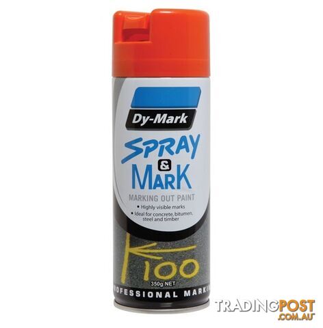 Orange Spray & Mark Marking Out Paint 350g 40013506