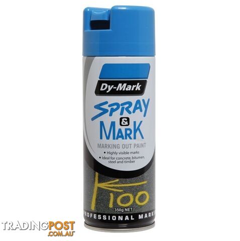 Blue Spray & Mark Fluro Marking Out Paint 350g 40013523