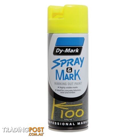 Yellow Spray & Mark Fluro Marking Out Paint 350g 40013525