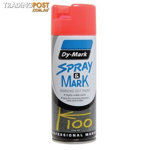 Orange Spray & Mark Fluro Marking Out Paint 350g 40013526