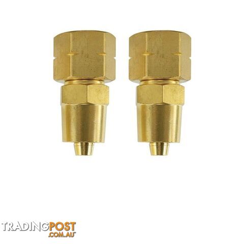 400191 Bossweld LP240 Hose Connector Left Hand Fuel (Pkt 2) - photo 3 of 3