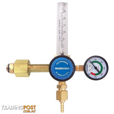 Nitrogen Dual Stage Flow Regulator Side Entry 400209N