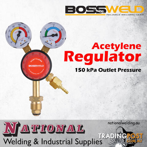 Acetylene Regulator 150 kPa Outlet Pressure 400213 - photo 2 of 3