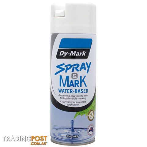 Spray and Mark Fluoro White 350g Dymark 40063511