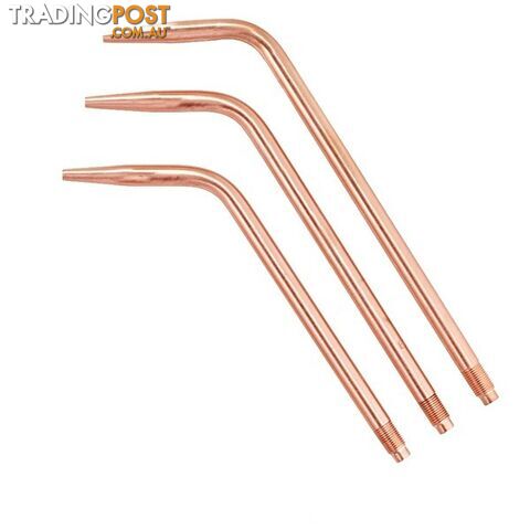 Oxy/Acetylene Brazing Tip 3 Pack, Size 8/12/15 Bossweld 400920