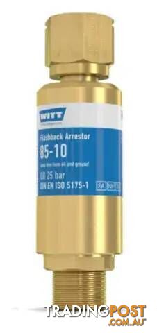 Flashback Arrestor - Reg End (High Flow) (Oxy) Harris 410846