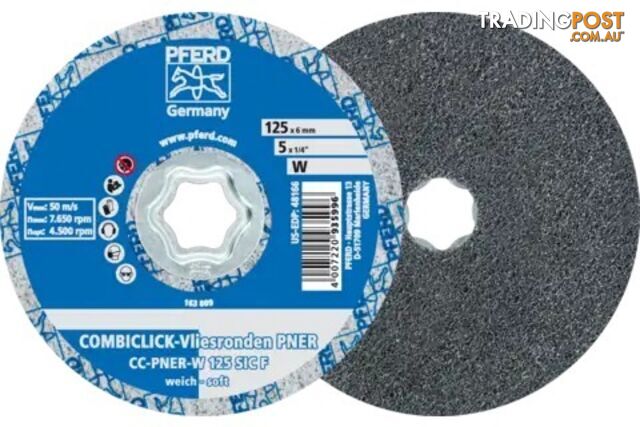 Combiclick Non Woven Disc CC-PNER W 125 SiC F 125mm Polishing Range Pferd...
